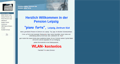 Desktop Screenshot of pensionpianoforte.de